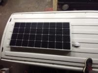 installation panneau solaire van