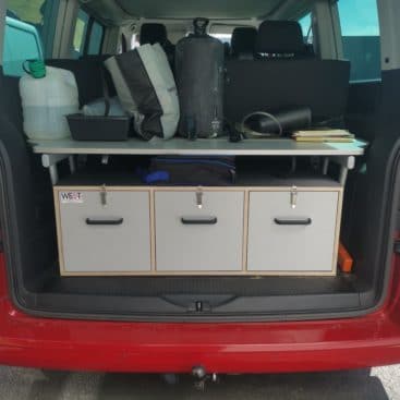 amenagement meuble coffre vw california